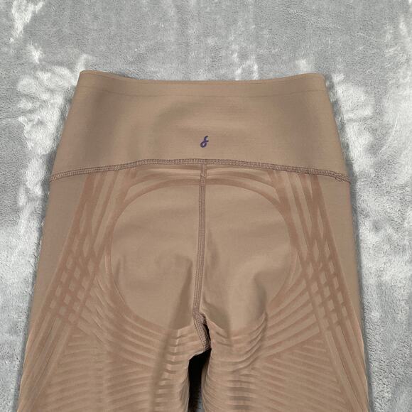 Fanka Leggings XS Tan Body Sculpt 7/8 Compression Smoothing Running Workout - Picture 7 of 12